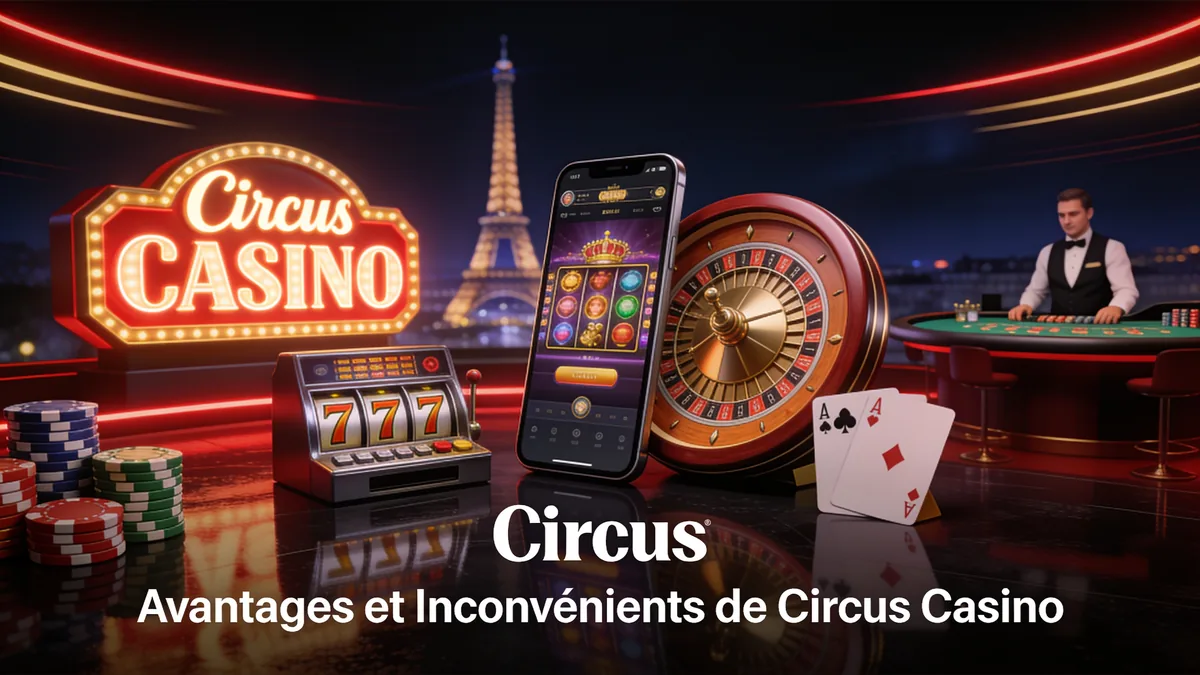 circus casino en France — Avantages et Inconvénients de Circus Casino